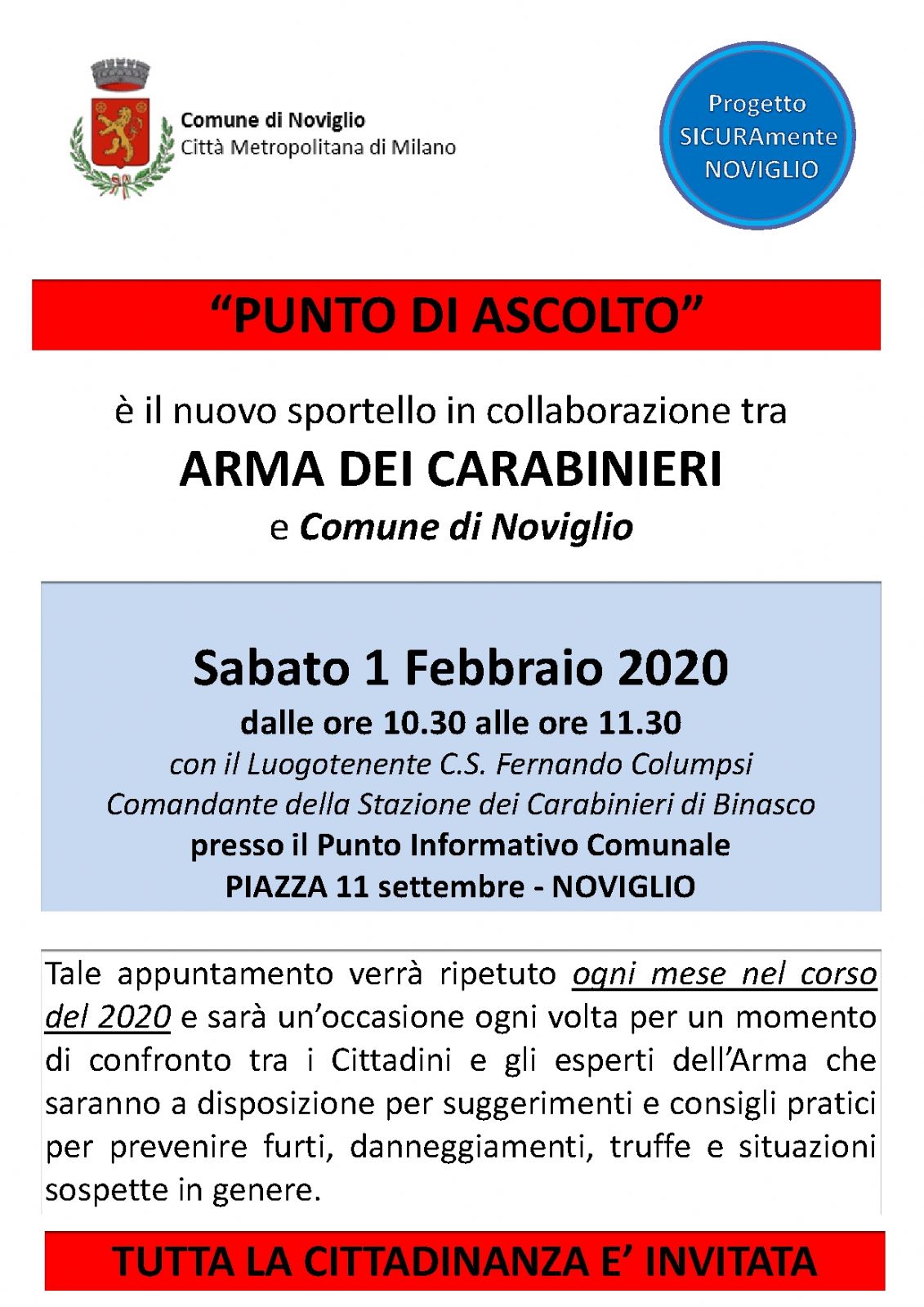 “punto di ascolto”