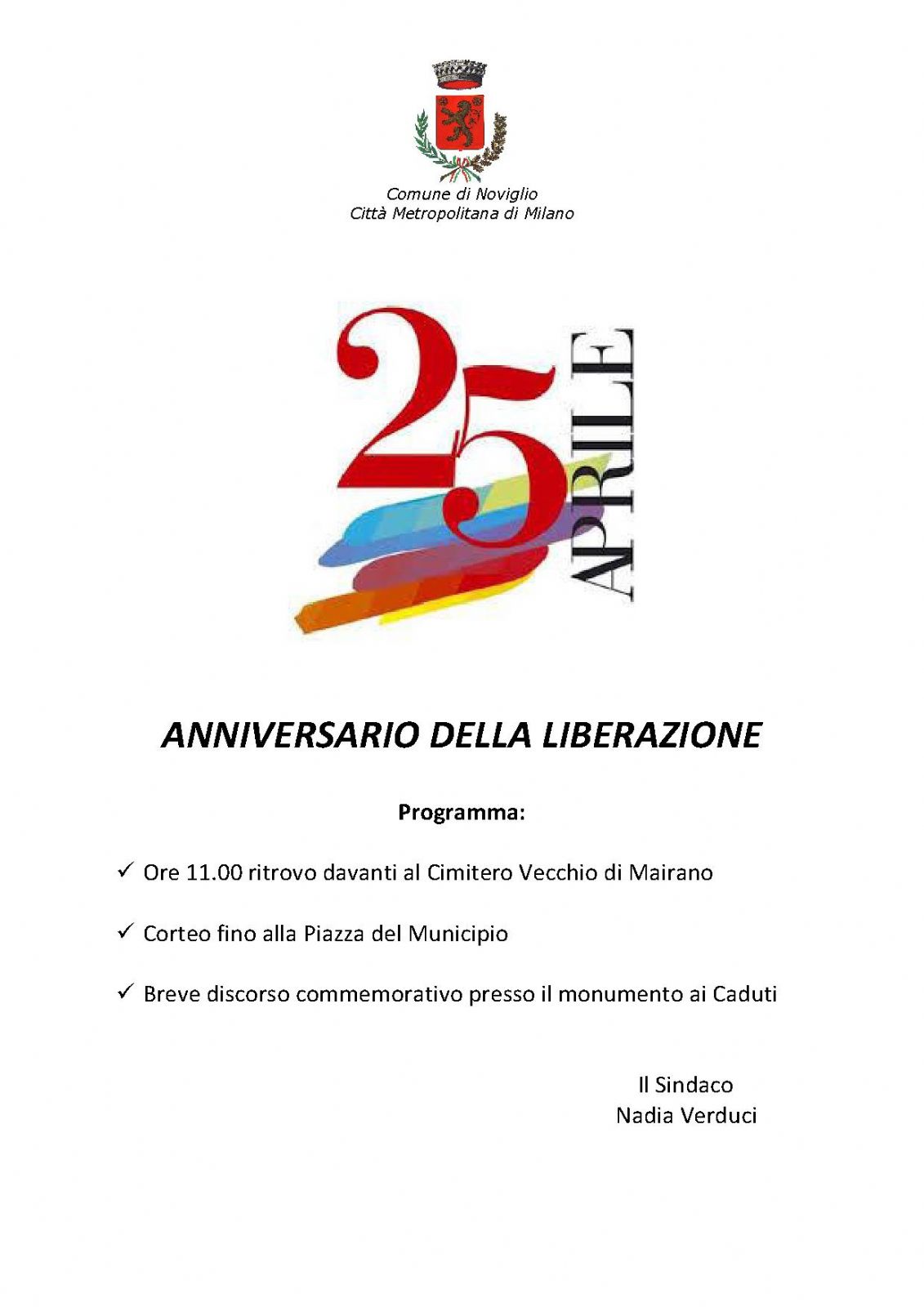 25 Aprile 2018