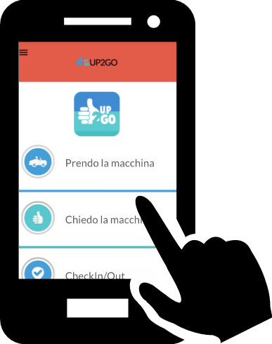 Servizio car pooling up2go