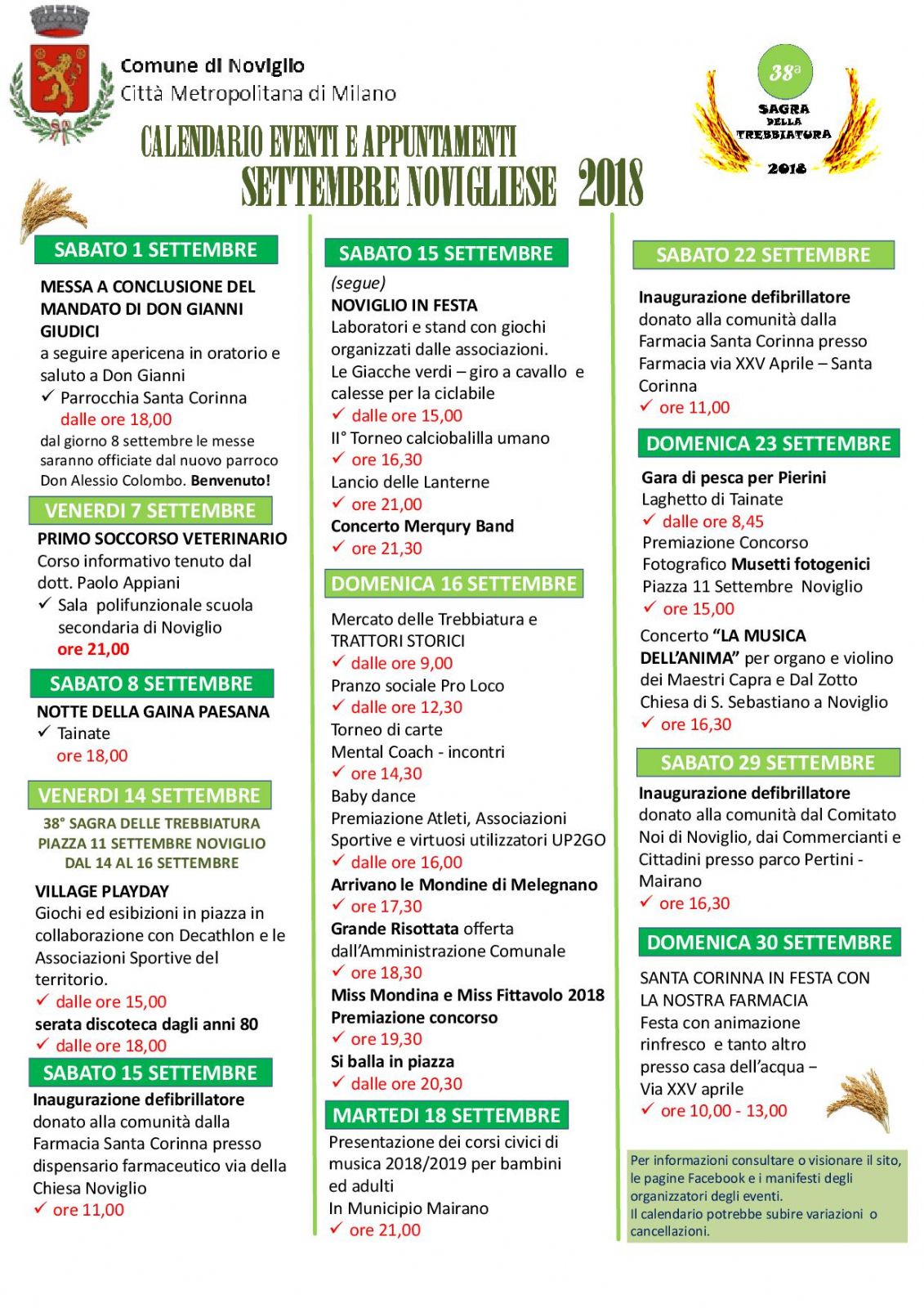 settembre novigliese 2018