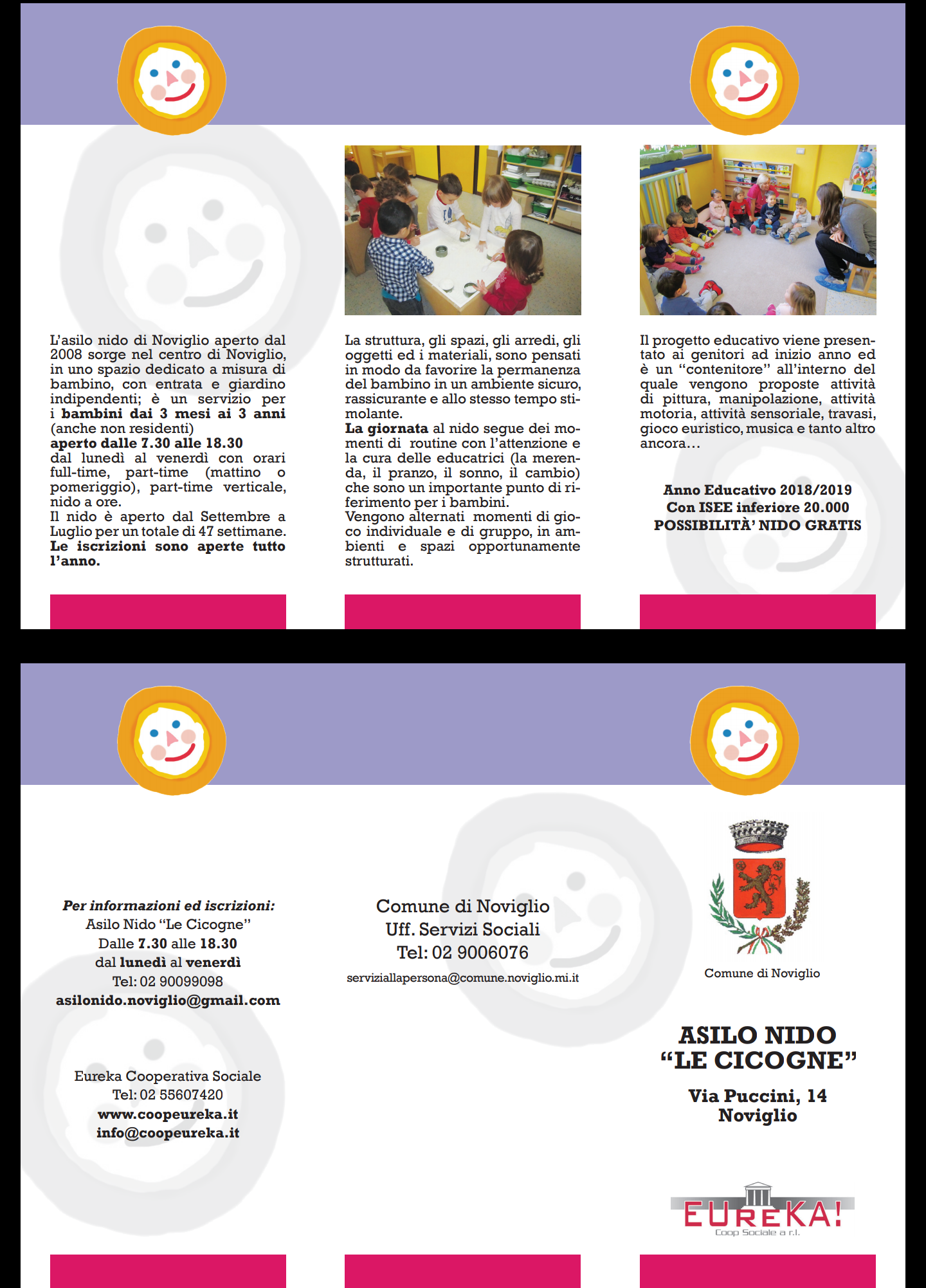 BANDO NIDI GRATIS per le famiglie aperto dal 20 settembre al 20 novembre 2018