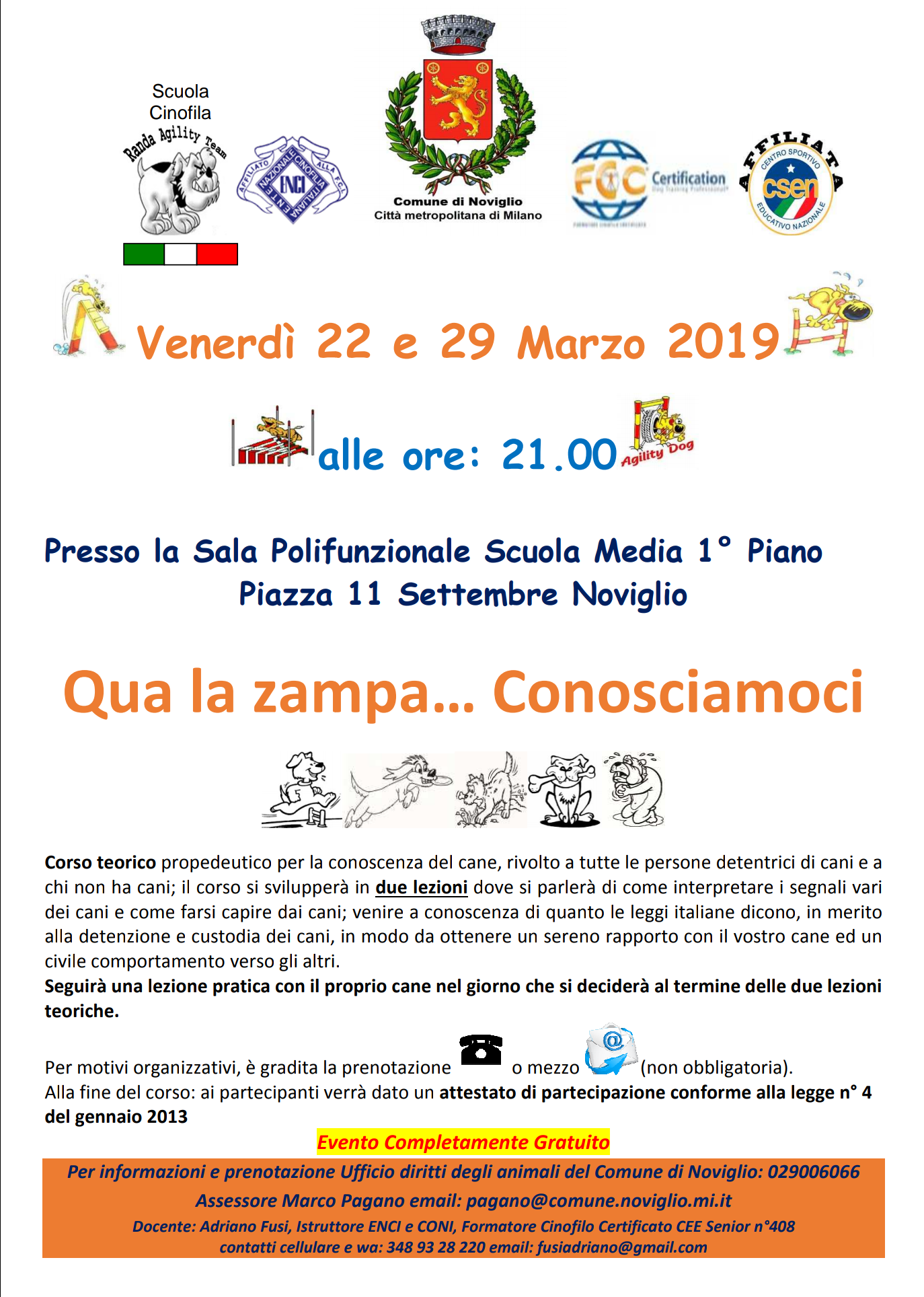 Qua la zampa ...conosciamoci! 
